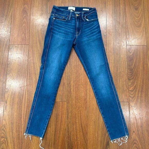 Frame Le Skinny in Decades Blue Size 27 - Picture 1 of 2